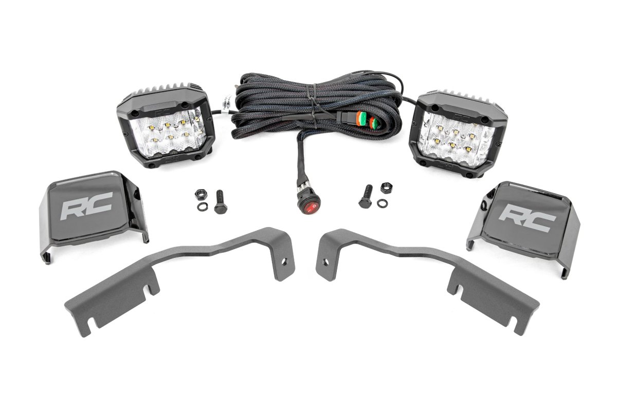 Nissan Frontier LED Light Kit - Ditch Mount - Rough Country - 3